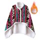 thumbnail image 2 of Manta Portátil Bebé Mantas Gruesas De Doble Cara Manta De Leopardo De Flores Cárdigan Cálido Capa De Lana Con Mangas Funda De Abrigo De Felpa Suave Rosa Fuerte Odeerbi LM103-11335, 2 of 4