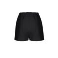 thumbnail image 4 of UAMVSH Shorts for Women Casual Summer Ruffled Waist Shorts Lightweight Textured Wide Leg Shorts Comfy Vintage Clothes, 4 of 6