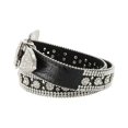 thumbnail image 4 of Shyanne Women's Floral Bling Belt Black Medium, 4 of 4