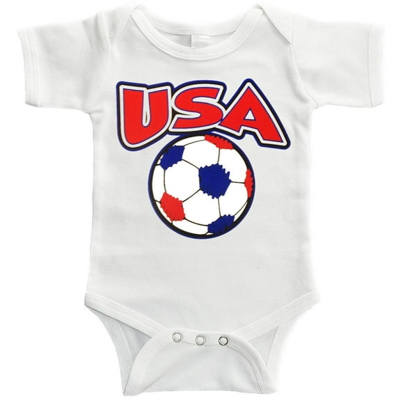 USA Soccer Baby One Piece Bodysuit