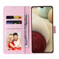 thumbnail image 5 of Mantto for Samsung Galaxy A12 Flower Pattern Leather Wallet Case with Magnetic Clasp Stand and Bank Card Slots Wrist Strap Protective Flip Phone Cover for Samsung Galaxy A12, D, 5 of 8