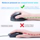 thumbnail image 5 of Ratón inalámbrico silencioso ergonómico, sujeción vertical, ratón recargable 2,4G (plateado) Sincero Electrónica, 5 of 5