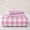 Blush Ivory, variant on Erosebridal Pink Plaid Print Twin Quilt Set,White Grid Pastel Neutral Pattern Twin Coverlet Set For Girls,2 Pieces