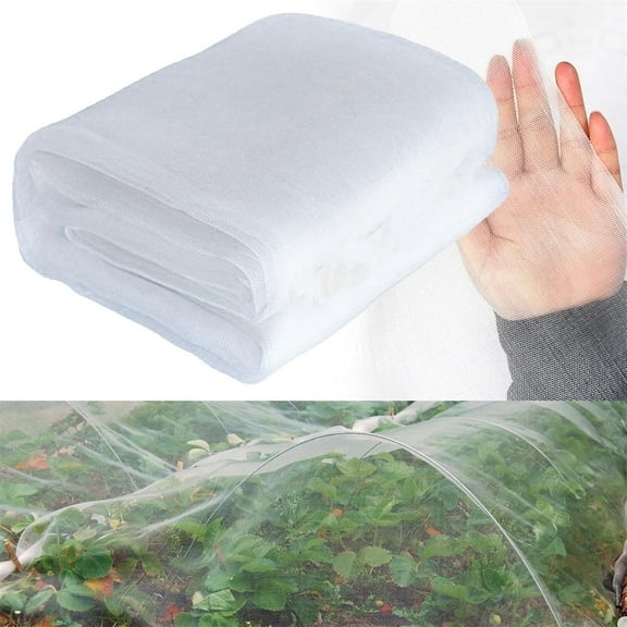 Garden Netting Pest Barrier,Farm Insect Netting Pest Barrier,Plant Protection Mesh Covers,Ultra Fine Bird Netting,Protects Plants from Insects and Pests,for Flowers Crops Trees 9.8*8.2FT
