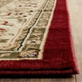 thumbnail image 5 of SAFAVIEH Lyndhurst Pearl Traditional Bordered Area Rug, Red/Ivory, 11' x 15', 5 of 8