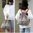 thumbnail image 3 of Packable Drawstring Travel Backpack Hiking Waterproof Foldable Gym Swim Bags Beach Sackpack for Men Women, 3 of 8