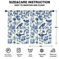 thumbnail image 2 of Blackout Kids Curtains,Blue Pioneer Flower and Bird Childrens Insulated Curtains Set Of 2,Bedroom Essentials,Toddler Room Decor 42x63in(106x160cm), 2 of 4