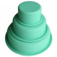 thumbnail image 3 of 3 Tier Non-stick Silicone Cake Cupcake Baking Mousse, 3 of 7