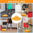 thumbnail image 4 of HSAPOW-Matthew Microfiber Mop Replacement Compatible with Microfiber Cloth Mop Refill,Stainless Steel Spin Mop Replacement 54" Handle with Wet Mop for Floor Cleaning (2 Mop Heads w/1 Handle)-Orange, 4 of 4