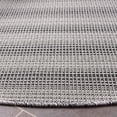 thumbnail image 5 of SAFAVIEH Hampton Duana Striped Indoor/Outdoor Area Rug, Black/Grey, 6'5" x 6'5" Round, 5 of 9