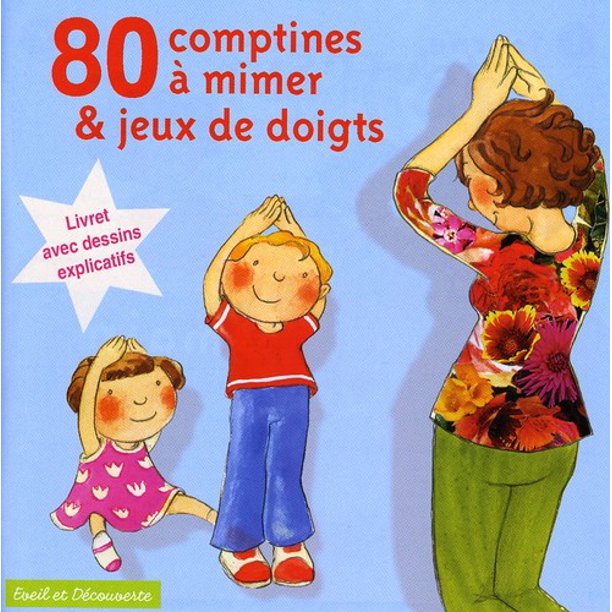 80 Comptines A Mimer Et Jeux De Doigts Walmart Com Walmart Com