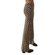 thumbnail image 1 of Pantalones acampanados Leggings estampados ajustados de talle alto largos acampanados para mujer Lady Street Brown Grid L, 1 of 5