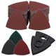 thumbnail image 2 of 133 Almohadillas de Lijado Timcorr Kit de Discos Triangulares 125 Papeles de Lija 2 Almohadillas Multiherramienta 6 Almohadillas, 2 of 8