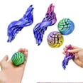 thumbnail image 2 of Best-selling multi-color decorative items: Slime Ball Fidget Toycircular transformable ball 3d printed stress-relieving  b, 2 of 7
