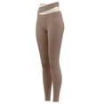 thumbnail image 4 of enyan Womens Leggings High Waisted Seamless Butt Lifting Train Control 3d Leggings Cellulite Compression（Khaki,XXL）, 4 of 5