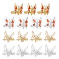 thumbnail image 1 of Miangastore Butterfly Shape Zinc Alloy Vibratable Wing 15Pcs 1.6x1.5x1In, 1 of 8