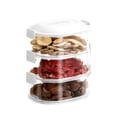 thumbnail image 2 of Clearance Food Storage under $5 Three PCS Stackable Kitchen Storage Box Seasoning Containers Stackable Kitchen Condiment Jars With Lids For All Condiments, 2 of 9