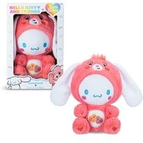 Care Bears x Hello Kitty , Cinnamoroll as Love-a-Lot Bear , 10" Collectible Plush, Great Gift for Girls or Boys, Age 4 Year and up