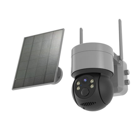 

OWSOO 1080P Wireless Solar Panel Wireless Rechargeable Battery 2MP WiFi Home with PIR Human Detection Two Way Audio Remote Access