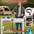 thumbnail image 5 of Propane Gas Stove, 2 Burner Portable Propane Burner with Removable Legs, Auto Ignition Camping Gas Stove, Outdoor Portable Stove for Camping, RV, Apartment, Backyard Cooking, 5 of 6