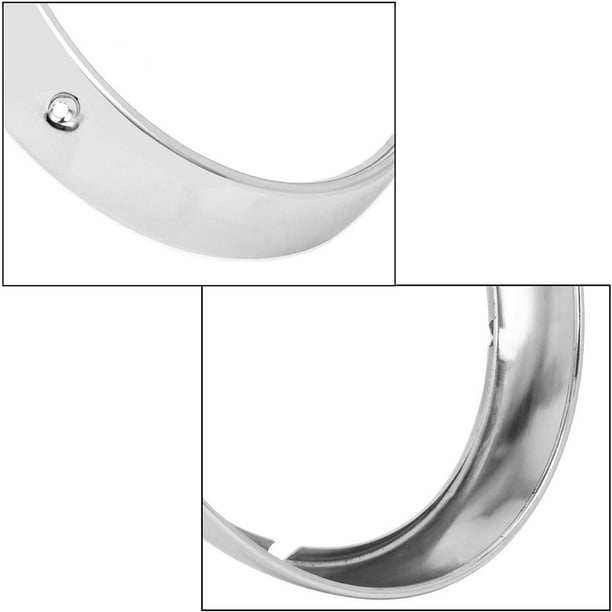 Bisel Para Faro Keworth Rectangular 2 Cromado