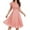 Pink, variant on Joau Women's Retro Floral Lace Cocktail Dress V Neck A Line Swing Bridesmaid Midi Dress Vintage Elegant Wedding Guest Dress Homecoming Dresses