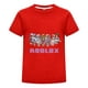 thumbnail image 1 of Playera Infantil con Diseño Divertido de Roblox, Camiseta Gamer para Ninas Niño de Verano, Algodón Fresco y Cómodo, 1 of 4