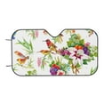 thumbnail image 7 of Balery Birds And Flowers Windshield Sun Shade, Car Front Window Sunshade Cover ,Automotive Interior Portected Blocks Uv Rays For Car Pickup Truck Suv Accessories- Medium, 7 of 7