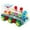B, variant on Huanglei Transparent Gear Locomotive Light Up Train Railway Engine Toddler Musical 3D Gears Bump & Go For Kids With 360° Rotation Function Lights And Music