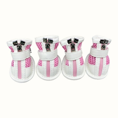 StarBay Sports Shoes Pet Puppy Teddy Mesh Zipper Sneakers Breathable Closure Dog Shoes