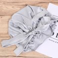 thumbnail image 5 of SENSETH 1PC Night Sleep Bowknot Silk Sleeping Hat Nightcap for Women Lady (Silver Gray), 5 of 8