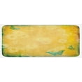 thumbnail image 1 of Vintage Kitchen Mat, Grunge Look Faded Gerbera Daisy Flowers and Blue Butterflies Nostalgic Romantic, Plush Decorative Kitchen Mat with Non Slip Backing, 47" X 19", Multicolor, by Ambesonne, 1 of 1