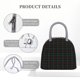 thumbnail image 4 of Balery Buffalo Plaid Dark Green Bolsa de Almuerzo para Mujeres, Caja de Almuerzo, Bolsa de Almuerzo Pequeña Impermeable, Tote de Almuerzo Reutilizable con Gran Capacidad, 4 of 6