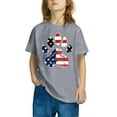 thumbnail image 5 of CFLVAEK 4th of July Patriotic Indenpendence Day T Shirts for Kids American Flag Graphic Tees Comfy Short Sleeve Round Neck Cotton Tops 5 Years, 5 of 7