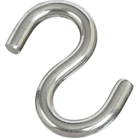 

National Mfg. National Heavy Stainless Steel Open S Hook (Pack of 20)