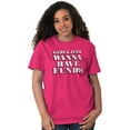 thumbnail image 4 of Girls Just Wanna Have Funds Money Women's Plus Size Graphic Tee Brisco Brands 4X, 4 of 5