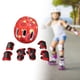 thumbnail image 5 of Casco de bicicleta para niños, resistente, transpirable y cómodo, ideal para patinar. Rojo, 5 of 8