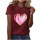 thumbnail image 3 of RKSTN Valentines Gift Valentine Shirts for Women Oversized Crewneck Valentine's Day Graphic Print Short Sleeve T Shirts Pullover Top Womens Casual Round Neck Plus Size Loose Comfy Summer Tee Shirts, 3 of 6