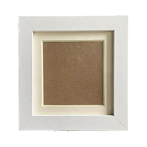 Godderr Artificial Board Square Picture Frames For , Documents, Photos, Desktop Photo Frame 4x4inch