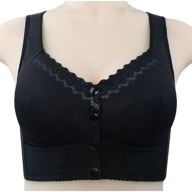 Birdeem Size Womens No-Wire Bra No Front Button No-Slip Underwear