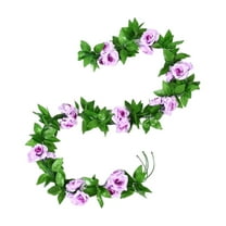 sruoe Artificial Christmas Garland Unlit, Christmas Decorate, Faux Garlands Christmas, Fake Greenery Garlands, Hanging Garland, Vine Garland for Door Stair Fireplace Indoor Tabletop Decor