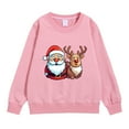 thumbnail image 4 of Boys and Girl Christmas Snowflake Hoodie Winter Warm Xmas Print Pullover Sweatshirts, 4 of 4