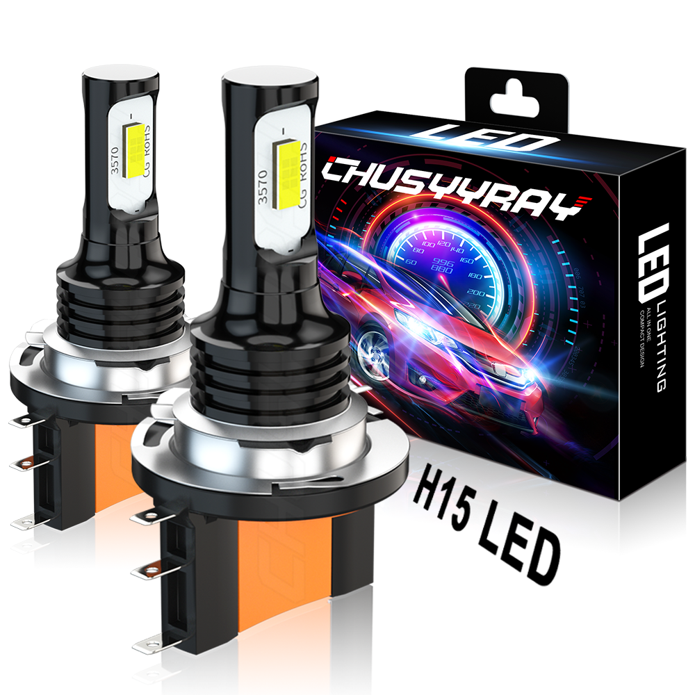 H15 LED Bulbs for BMW M235i 2015-2016 LED Headlights Bulbs High Beam DRL  Bulbs Super White 