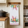 thumbnail image 6 of DefiDgd Easter Bunny Egg Pattern Kitchen Dishes Towels,Bathroom Hand Towels Soft Absorbent for Spring Bathroom Kitchen Home Party Supplies Decor Gift(D), 6 of 6