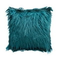 thumbnail image 1 of Fluffy Plush Square Waist Throw Pillow Case Sofa Cushion Cover Home Room Decors, 1 of 3
