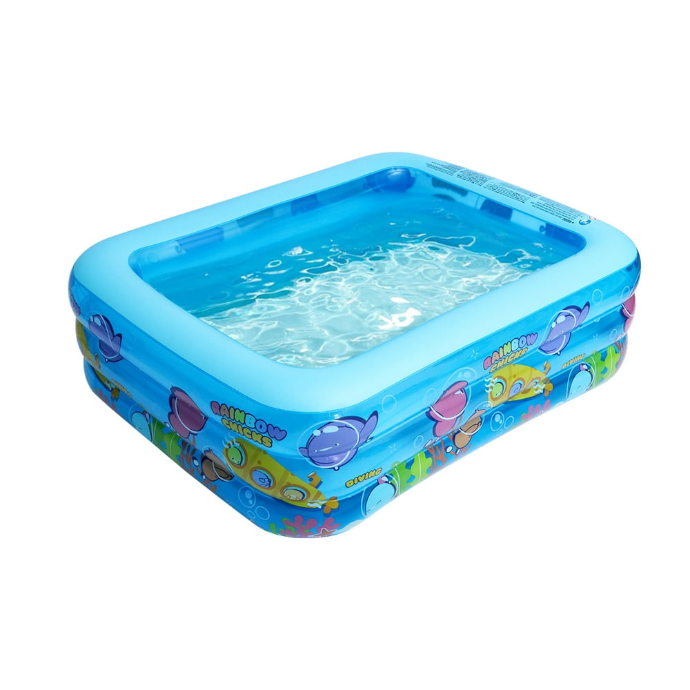 Inflatable Pool for Kids, Plastic Kiddie Pool,60.92"*42.44"*20.44