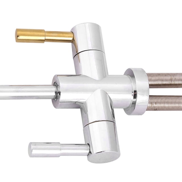 Grifo de Fregadero de Doble Orificio de Acero inoxidable, Grifo de ÓSmosis Inverso, Filtro de Agua Potable RO