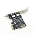 thumbnail image 2 of PCIE Expansion Card PCI-E to 2-Port USB3.0 5Gbps Convert Card Riser for Win7/8/9/10/Linux, 2 of 7