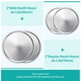 thumbnail image 5 of Jinsinto Mason Jar Sealer and Accessory Hose Compatible with FoodSaver Vacuum, a Manual Portable Pump Can Opener, Kit for Ball Regular & Wide-Mouth, kitchen Tools, White, 5 of 5