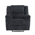 thumbnail image 1 of Hamuq Fauteuil Inclinable ComfortLuxe avec Ressort en Zigzag et Assise en Mousse, Gris Foncé, 1 of 1